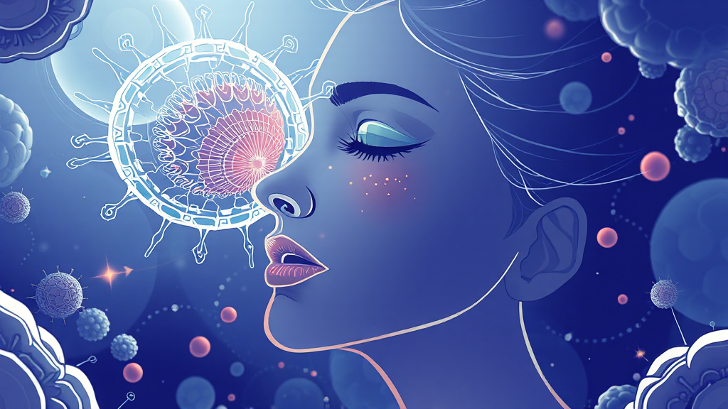 NAD+ 연구 및 미래 전망 (illustration 스타일)