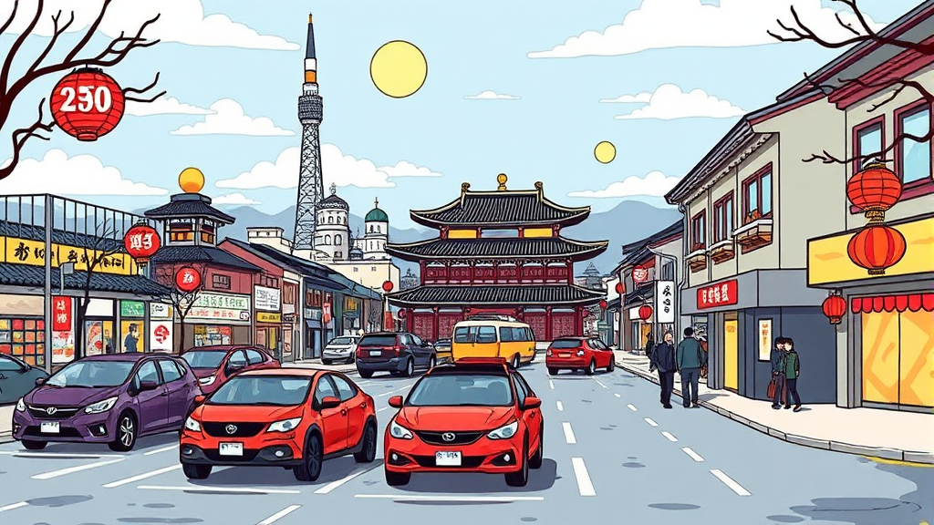 자치구별 주요 무료 주차장 (cartoon 스타일)