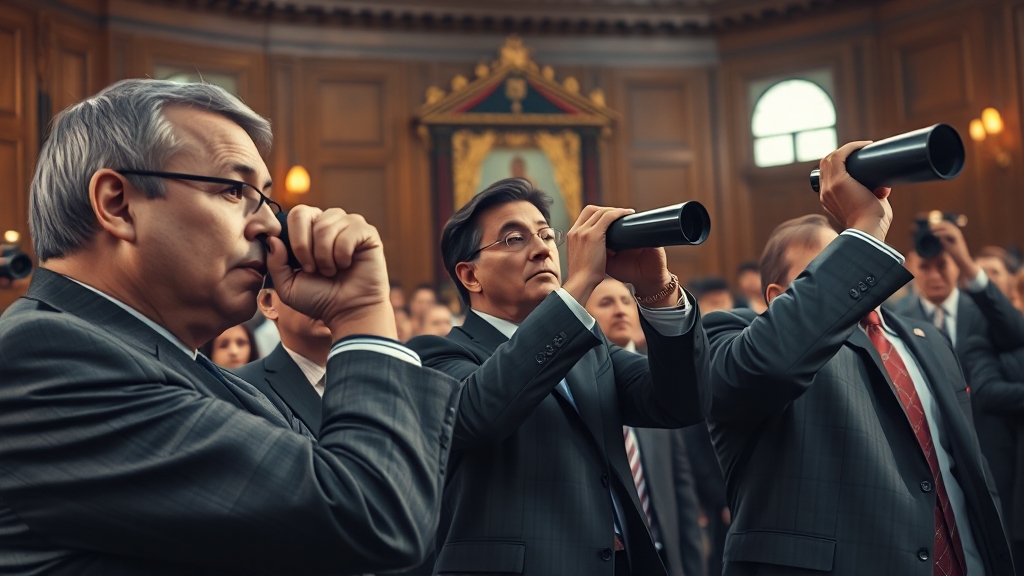 국내 정치, 부동산 정책 갈등 (realistic 스타일)