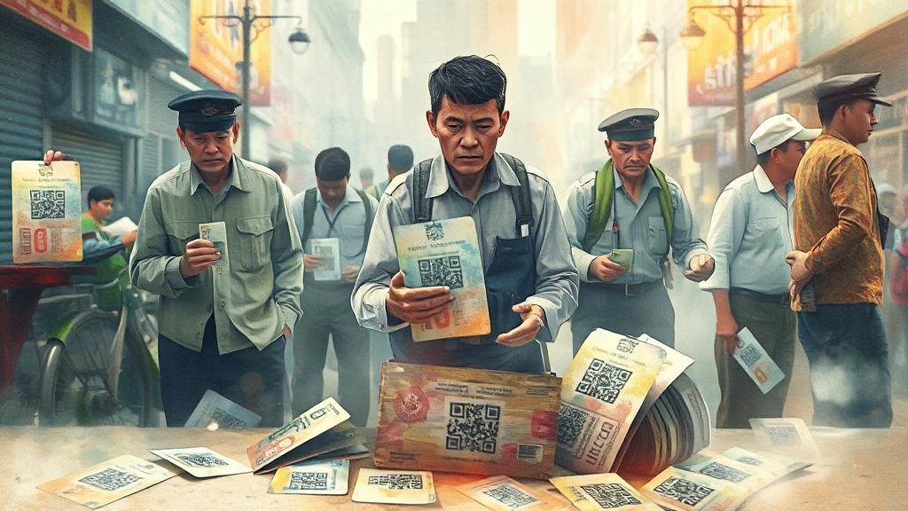 소비쿠폰 관련 이슈 및 논란 (watercolor 스타일)