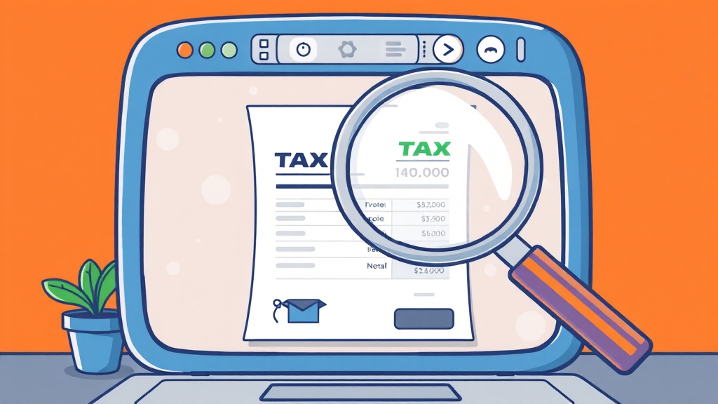 전자세금계산서 확인법 (cartoon 스타일)