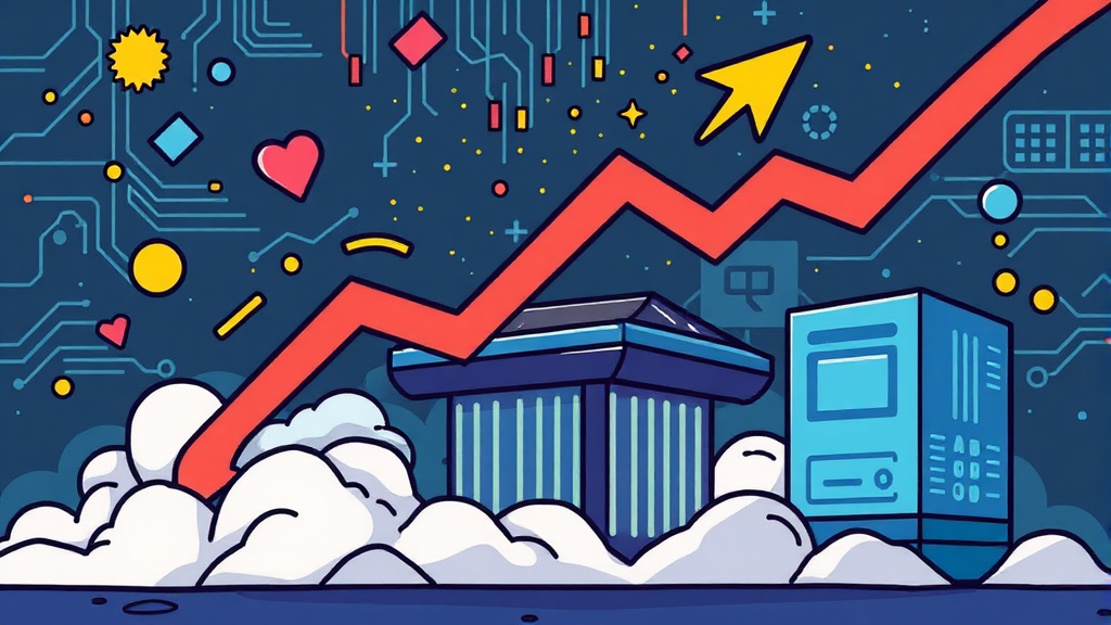 SSD 가격 상승, 그 이면의 반도체 시장 동향 (cartoon 스타일)