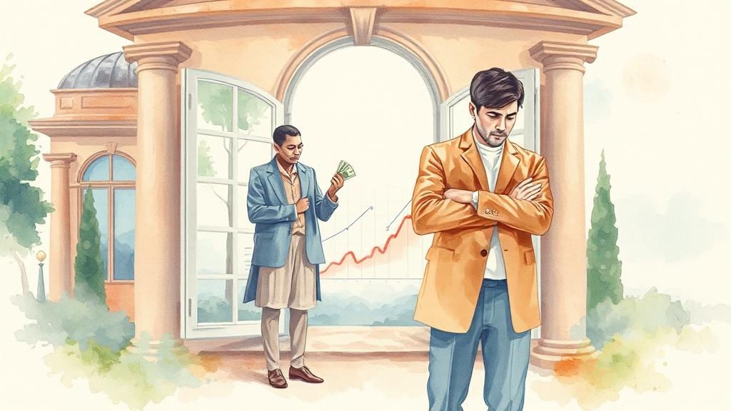 1금융권 vs 2금융권, 최적의 선택은? (watercolor 스타일)