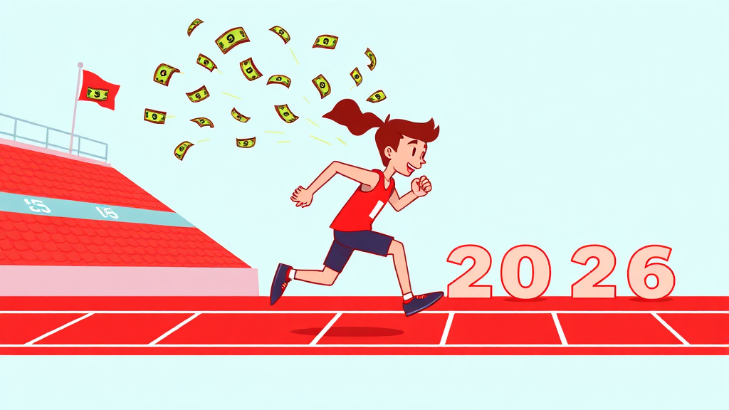 초보 투자자를 위한 2026년 주식 시장 전망과 투자 전략 9 투자 시 유의사항 및 리스크 관리 (cartoon 스타일)