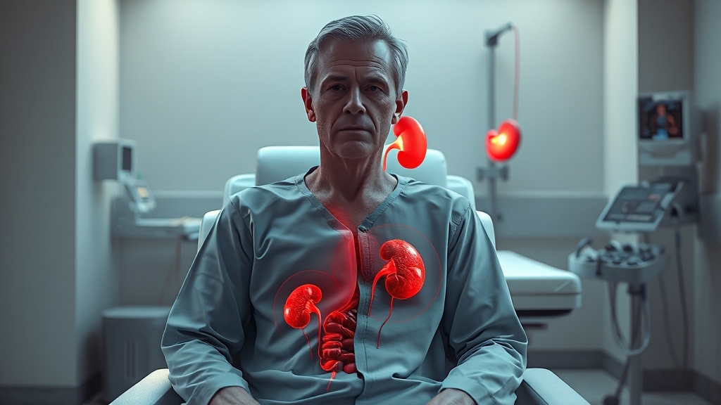 혈뇨, 관련 질환은 무엇이 있을까? (realistic 스타일)