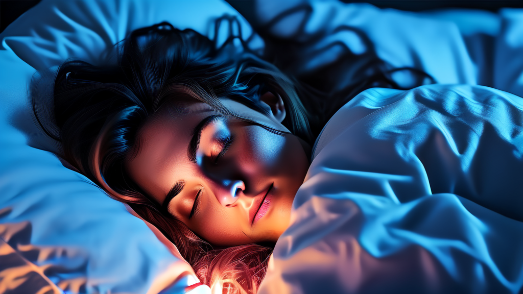 정확한 진단을 위한 첫걸음: 수면다원검사 (realistic 스타일)