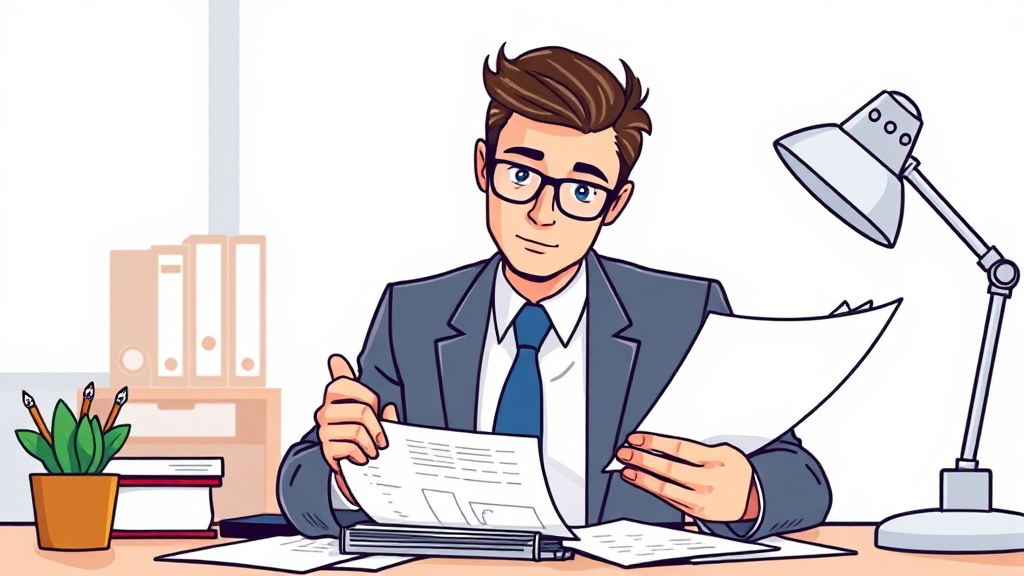 회사 제출 전 체크리스트 (illustration 스타일)