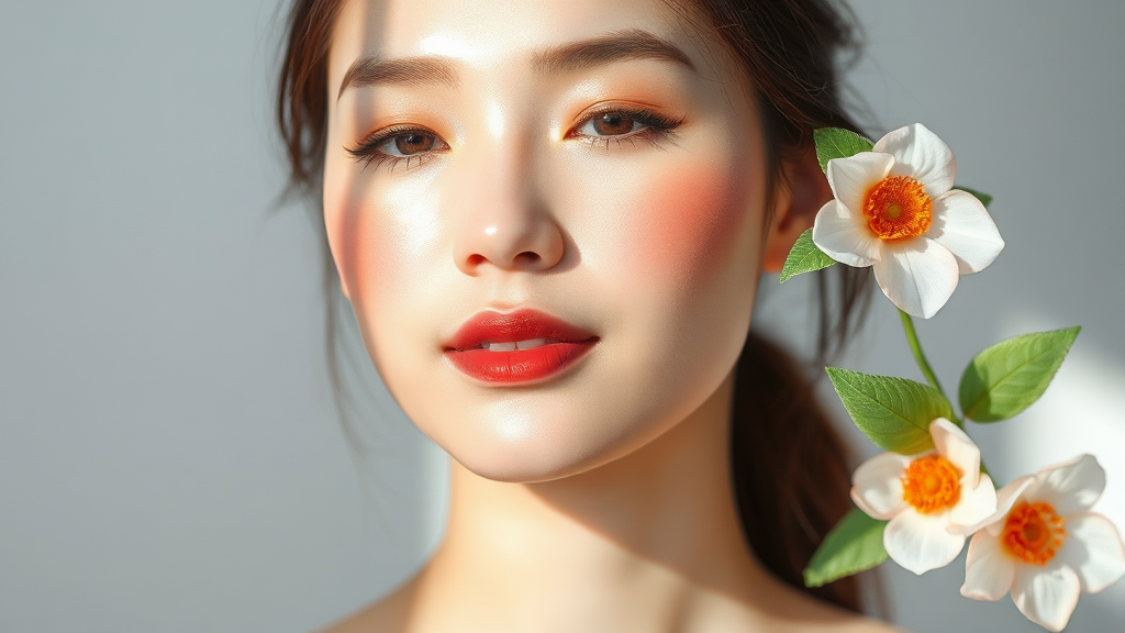 차정원 뷰티 루틴 (watercolor 스타일)