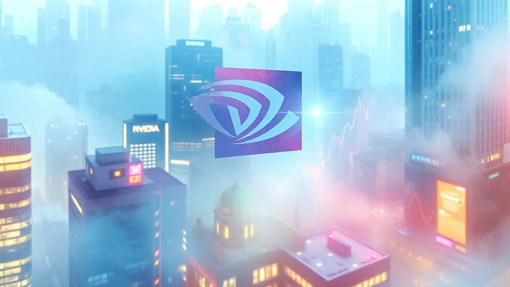 엔비디아 주가 전망 및 월가 분석 (watercolor 스타일)