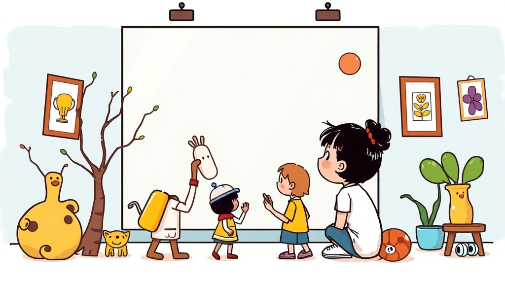 어린이박물관 예약 꿀팁! (cartoon 스타일)