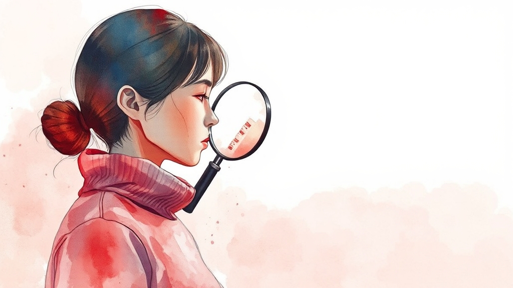 주요 증상 및 진단 (watercolor 스타일)