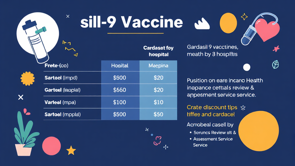 가다실 9가 접종 비용: 병원별 가격 비교 및 절약 팁 (illustration 스타일)