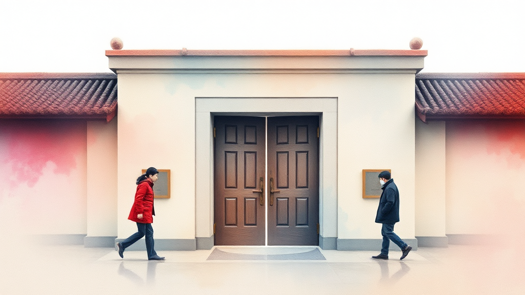 한한령, 무엇이고 왜 시작됐나? (watercolor 스타일)