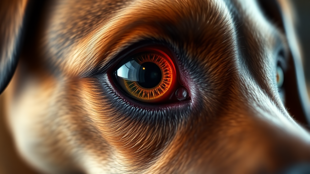 강아지 녹내장 수술, 꼭 필요할까요? (realistic 스타일)