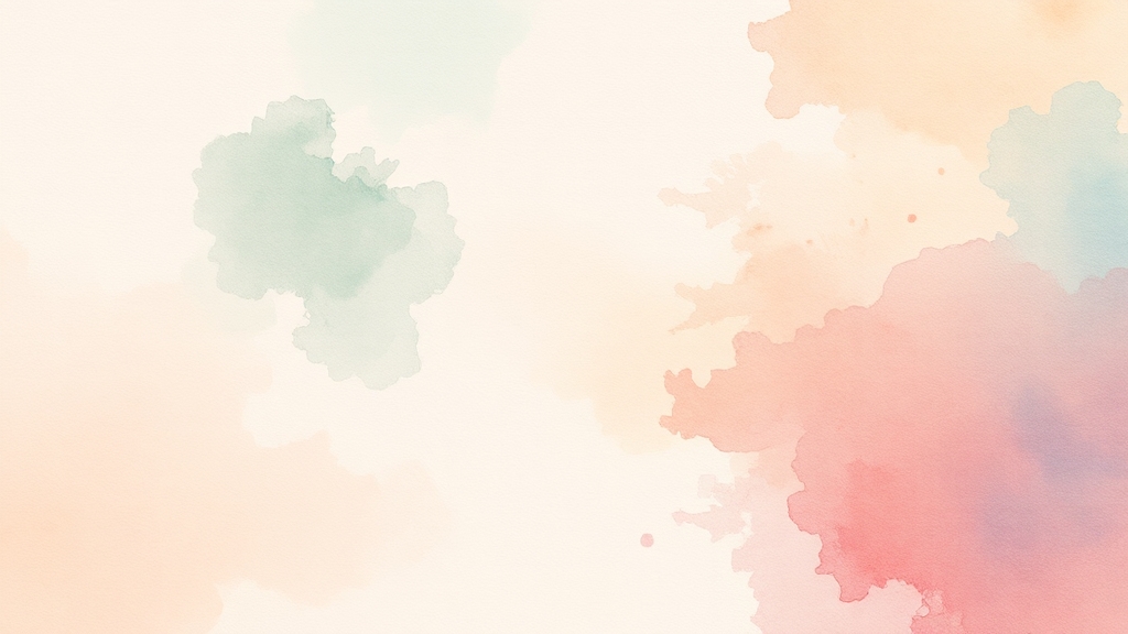 시니어 일자리 준비 전략 (watercolor 스타일)