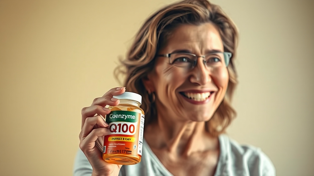 코엔자임Q10, 누가 챙겨야 할까? (realistic 스타일)