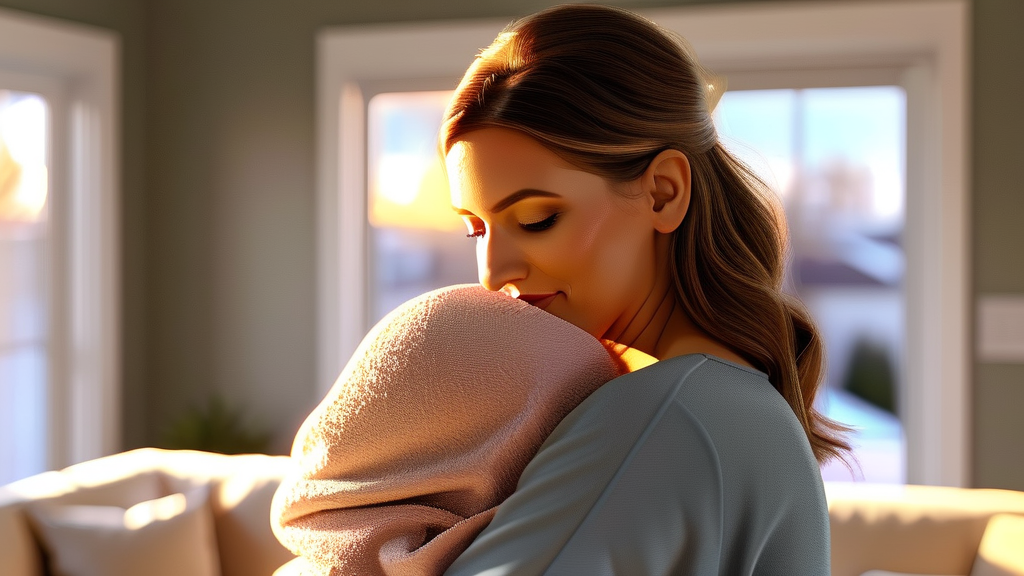 긴급돌봄 및 일상돌봄 서비스: 맞춤형 지원 제공 (realistic 스타일)