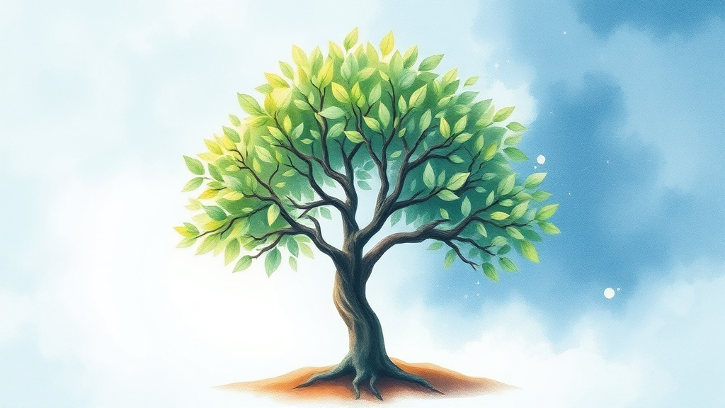 투자 시 주의사항 (watercolor 스타일)