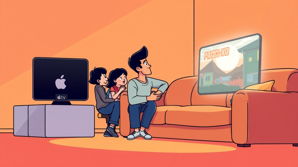 애플TV 활용 가이드 (cartoon 스타일)