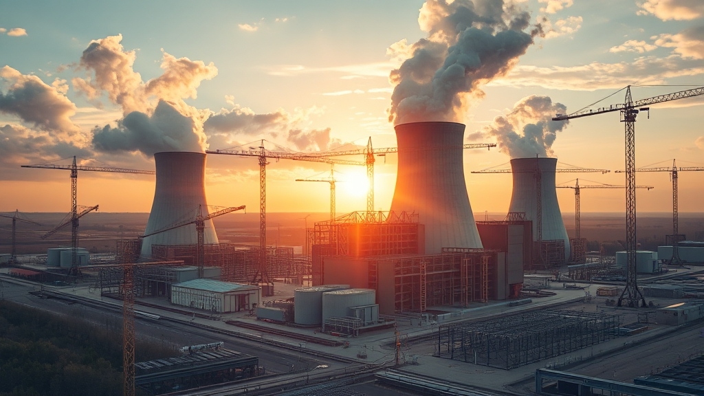 원전 산업 호재와 한전기술의 미래는? (realistic 스타일)