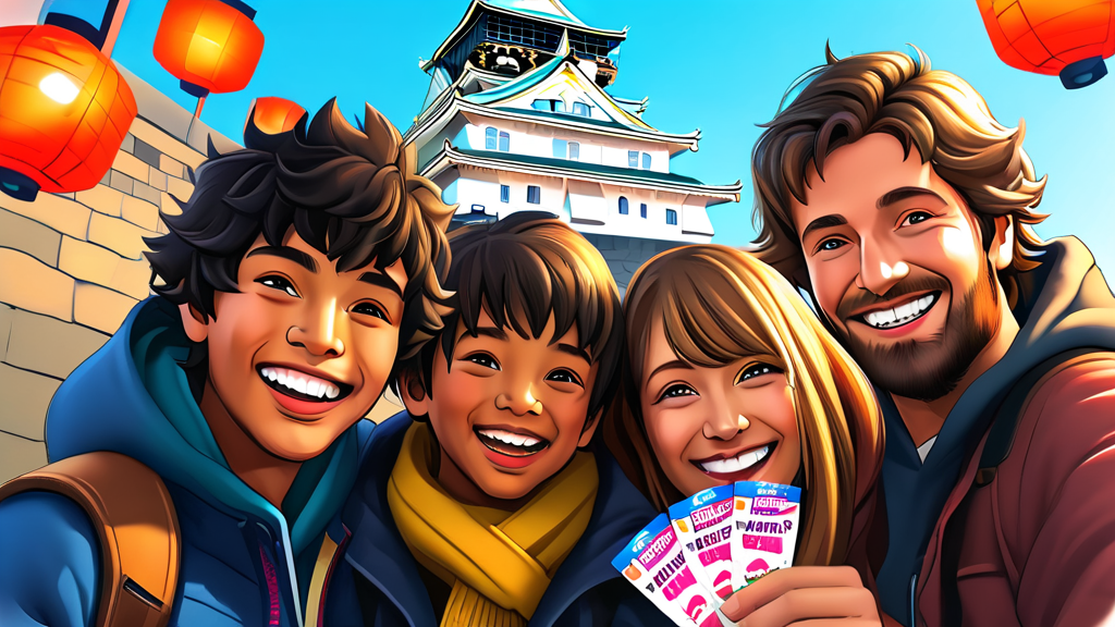 여행의 즐거움을 더하는: 오사카 여행 개요 및 추가 정보 (realistic 스타일)