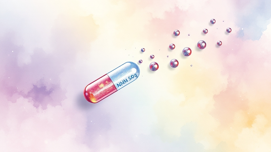 NMN, 섭취 방법은? (watercolor 스타일)