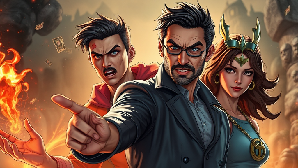 등장인물 관계 분석 (realistic 스타일)