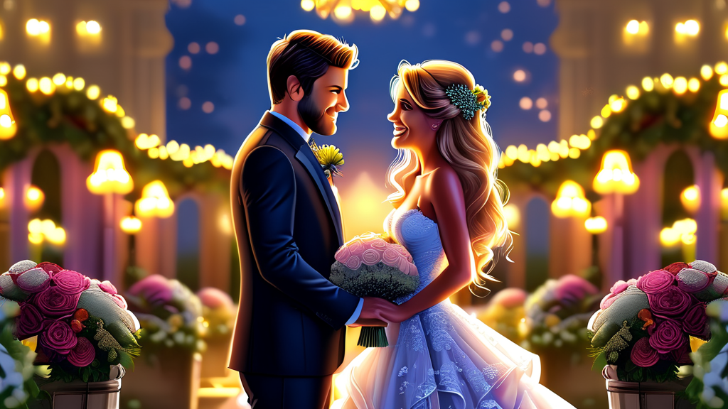 새로운 로맨스 드라마: 웨딩 임파서블 (realistic 스타일)