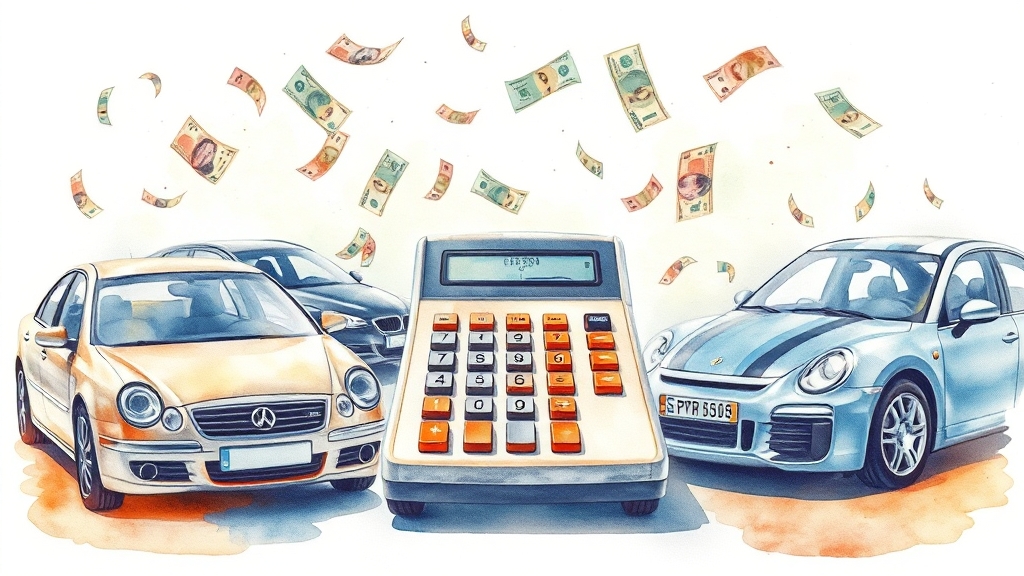 자동차세, 감면 혜택 꼼꼼히 챙기기 (watercolor 스타일)