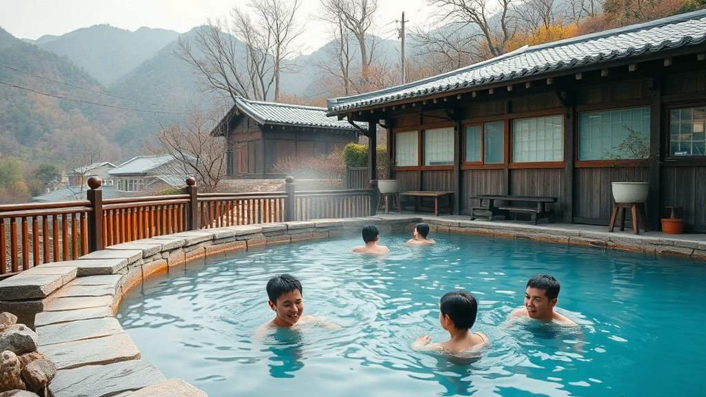 덕구온천, 왜 특별할까? (realistic 스타일)