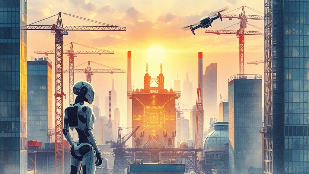 기업 및 산업 이슈 (watercolor 스타일)