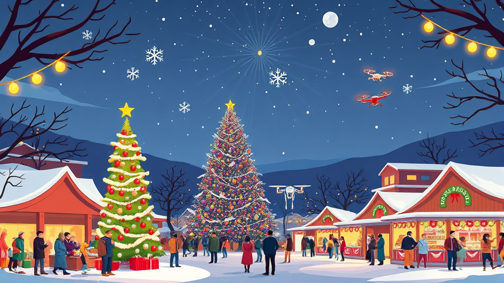 축제 일정 및 주요 프로그램 (cartoon 스타일)