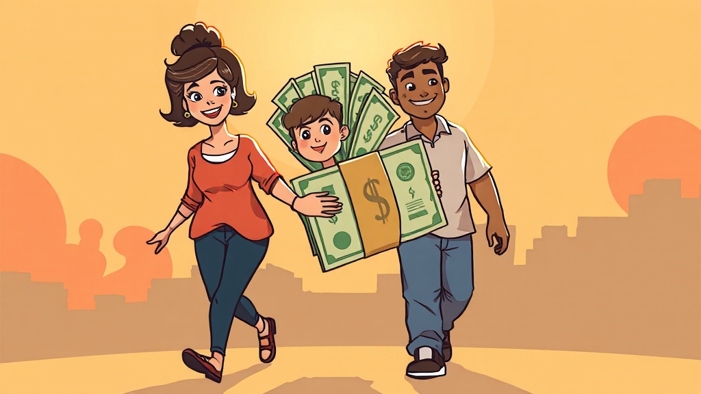 자녀장려금, 왜 중요할까요? (cartoon 스타일)