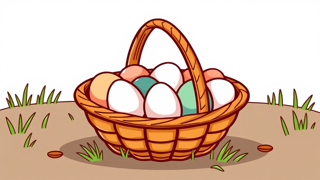 펀드 투자, 위험은 줄이고 수익은 높이는 전략 (cartoon 스타일)