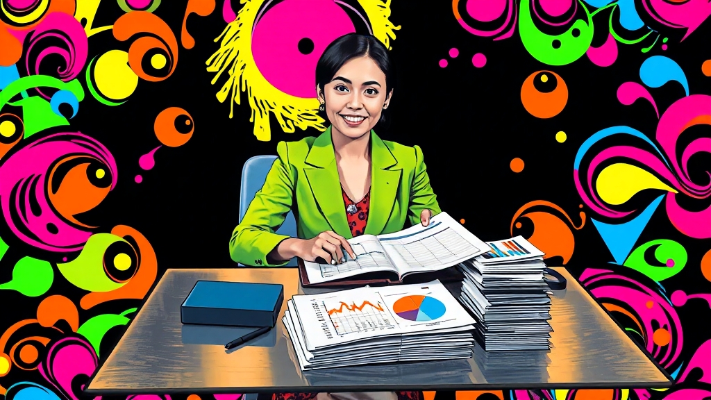 심사 과정 및 대출 후 관리 (popart 스타일)