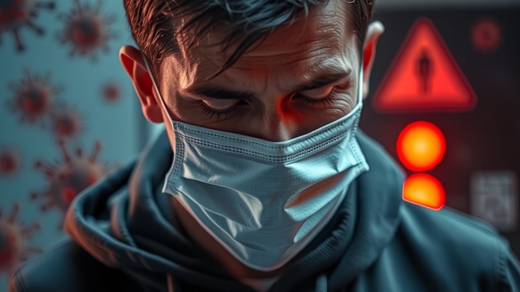 주요 증상 및 감기 차이 (realistic 스타일)