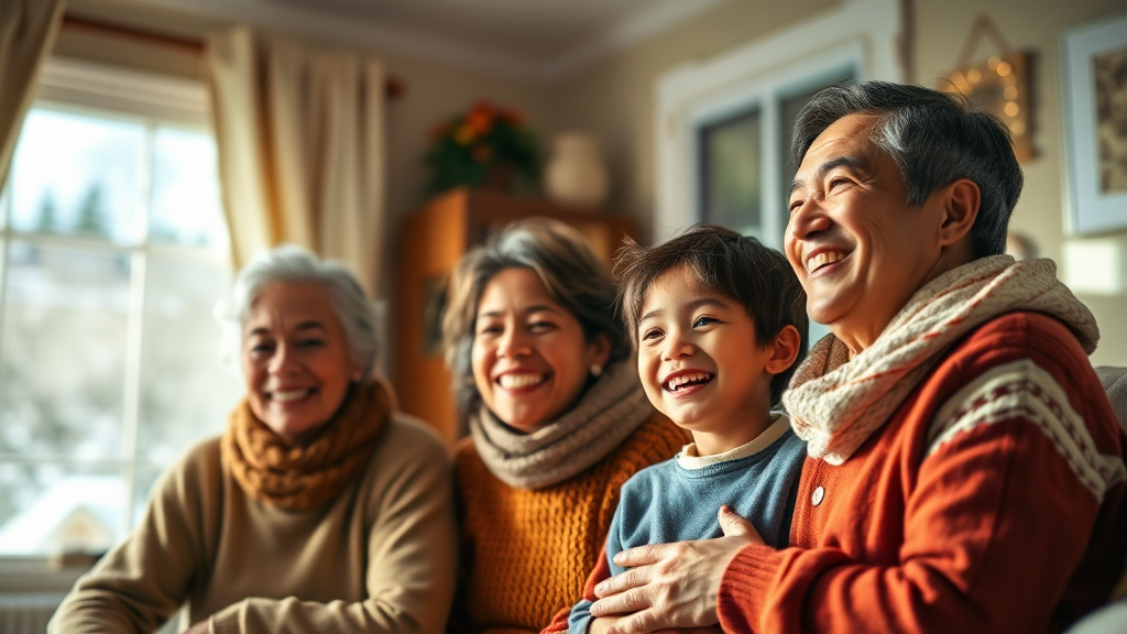 생활 안정과 에너지 부담 완화: 저소득층 및 에너지 바우처 정보 (realistic 스타일)