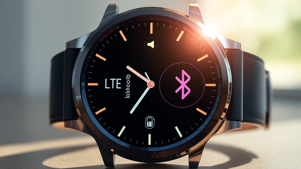 LTE vs 블루투스 모델 비교 (realistic 스타일)