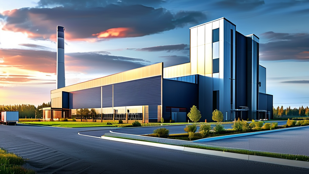 주요 산업 및 기업 뉴스 (realistic 스타일)