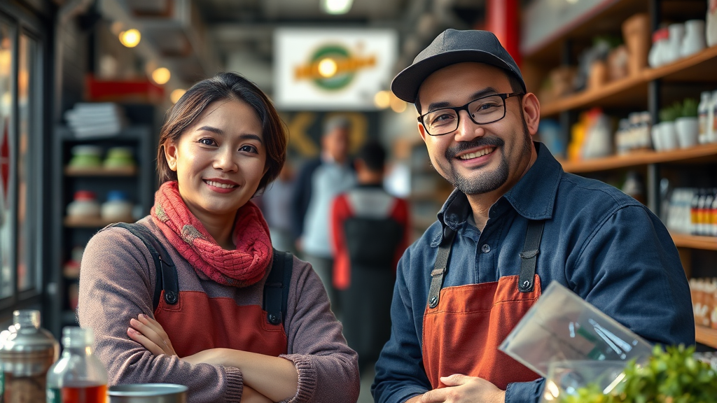 누가 25만원 경영안정바우처를 받을 수 있나요? (realistic 스타일)
