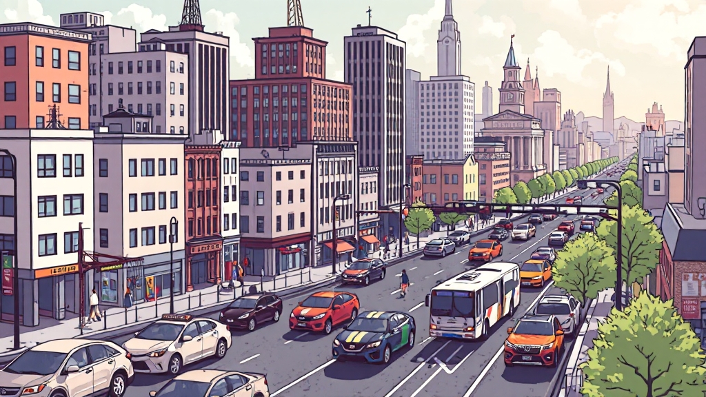 교통유발부담금이란? (illustration 스타일)