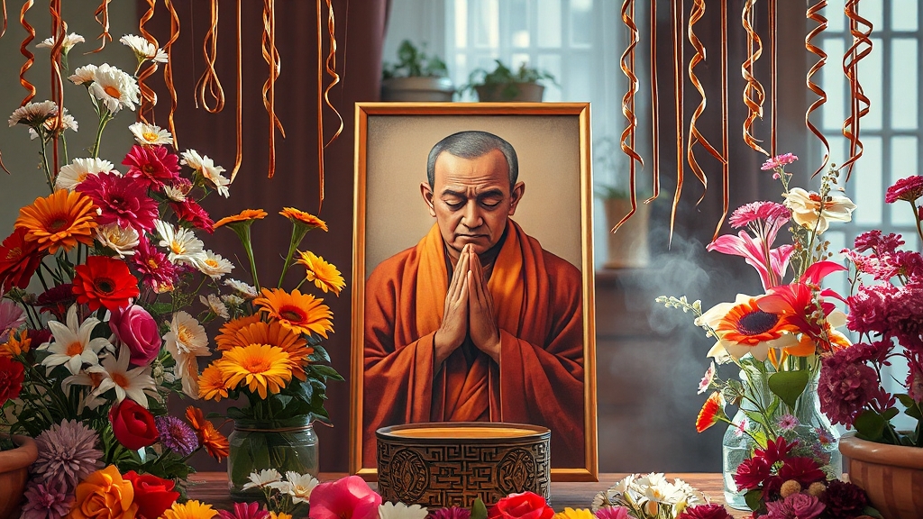 헌화, 분향, 절하는 법 (realistic 스타일)