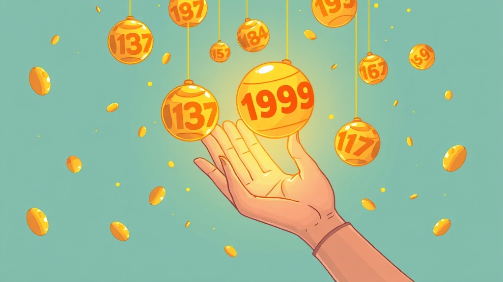 로또 1197회 예상 번호 및 구매 꿀팁 (illustration 스타일)