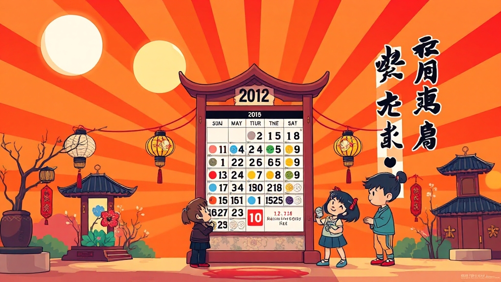 음력 날짜, 왜 중요할까요? (cartoon 스타일)