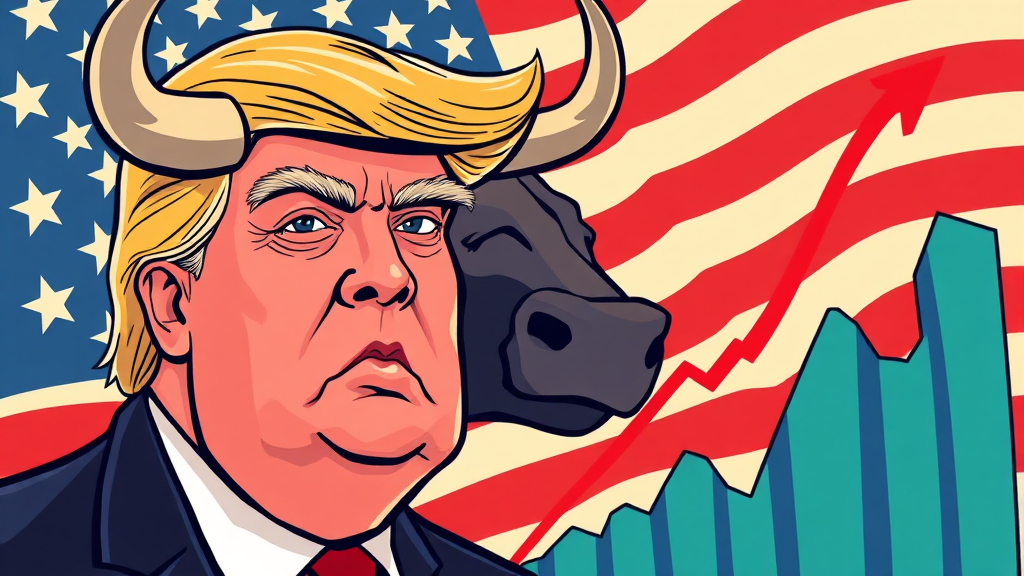 변동성 및 투자 전략 (cartoon 스타일)