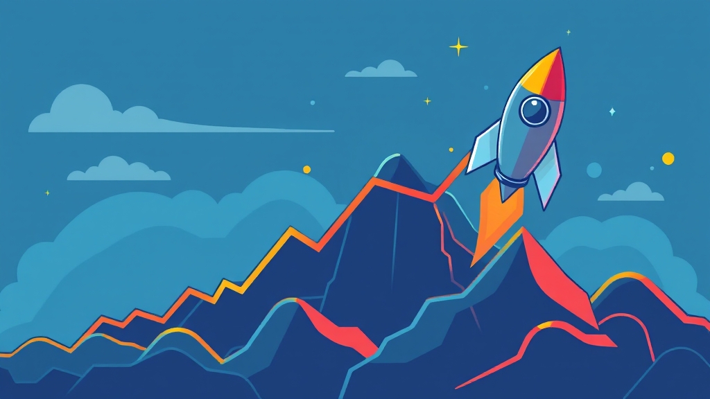 최근 주가, 왜 이렇게 핫할까? (illustration 스타일)