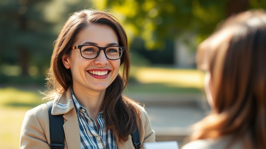 일자리 고민 해결 첫걸음 (realistic 스타일)