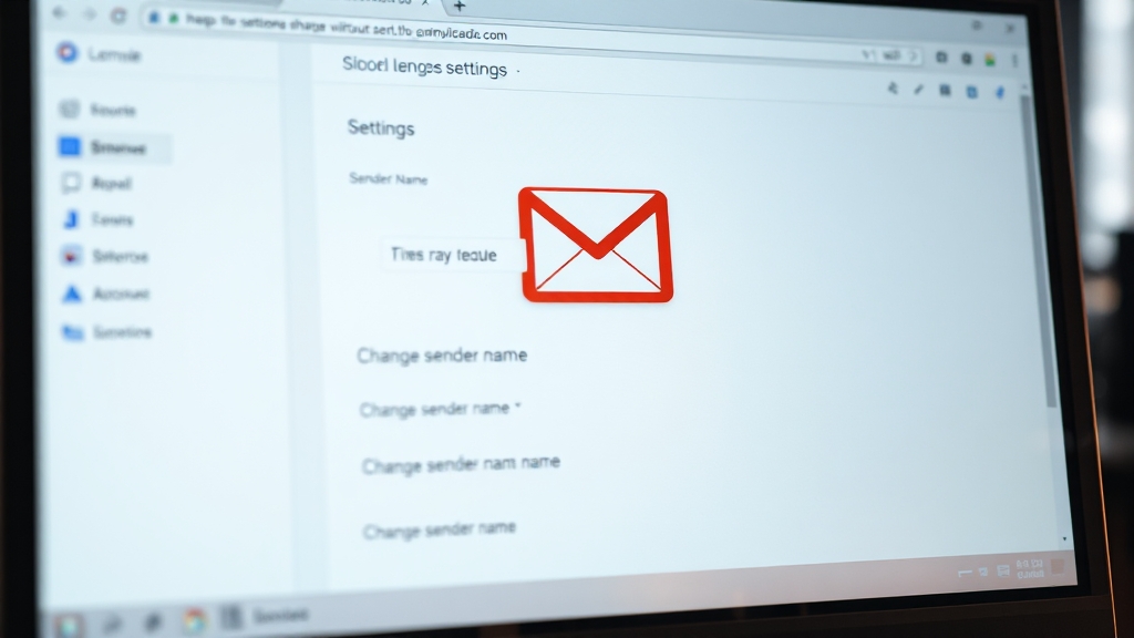 Gmail 발신자 이름 변경 (참고) (realistic 스타일)