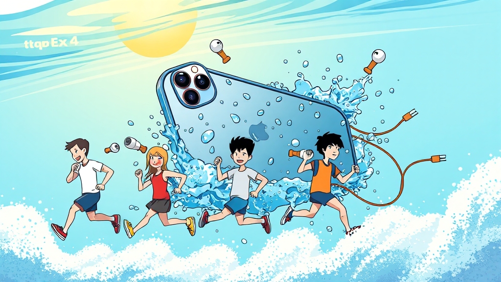 방수 제품, 현명하게 고르는 법 (cartoon 스타일)