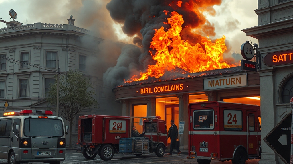 관공서 및 기타 서비스 영향 (realistic 스타일)